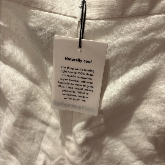 Reformation Clover Linen Micro Skort - Picture 5 of 6